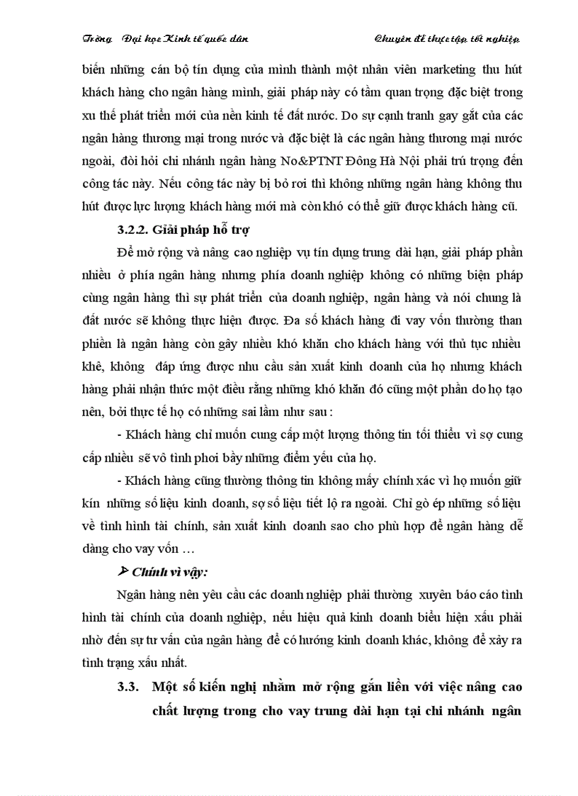 image for page NÂNG CAO CHẤT LƯỢNG TÍN DỤNG TRUNG DÀI HẠN TẠI CHI NHÁNH NGÂN HÀNG No PT ĐÔNG HÀ NỘI