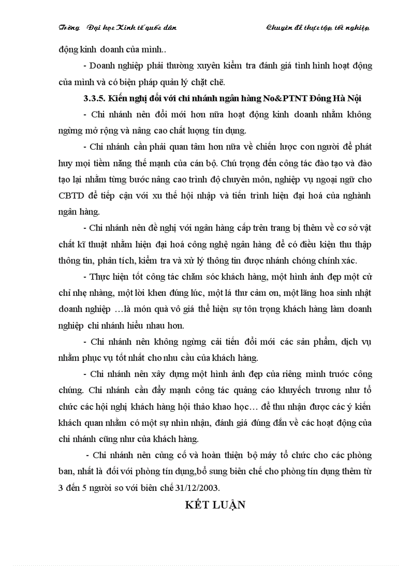 image for page NÂNG CAO CHẤT LƯỢNG TÍN DỤNG TRUNG DÀI HẠN TẠI CHI NHÁNH NGÂN HÀNG No PT ĐÔNG HÀ NỘI
