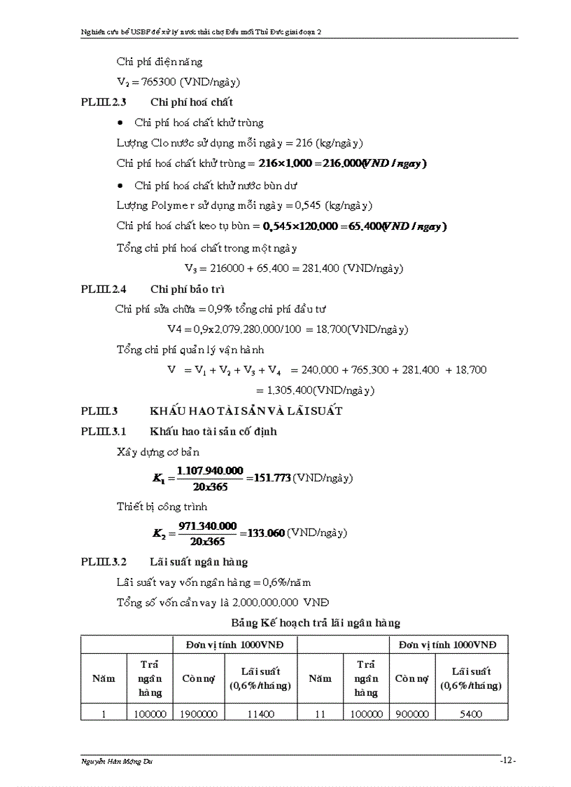 image for page Nghiên cứu bể usbf để xử lý nước thải chợ đầu mối thủ đức giai đoạn 2