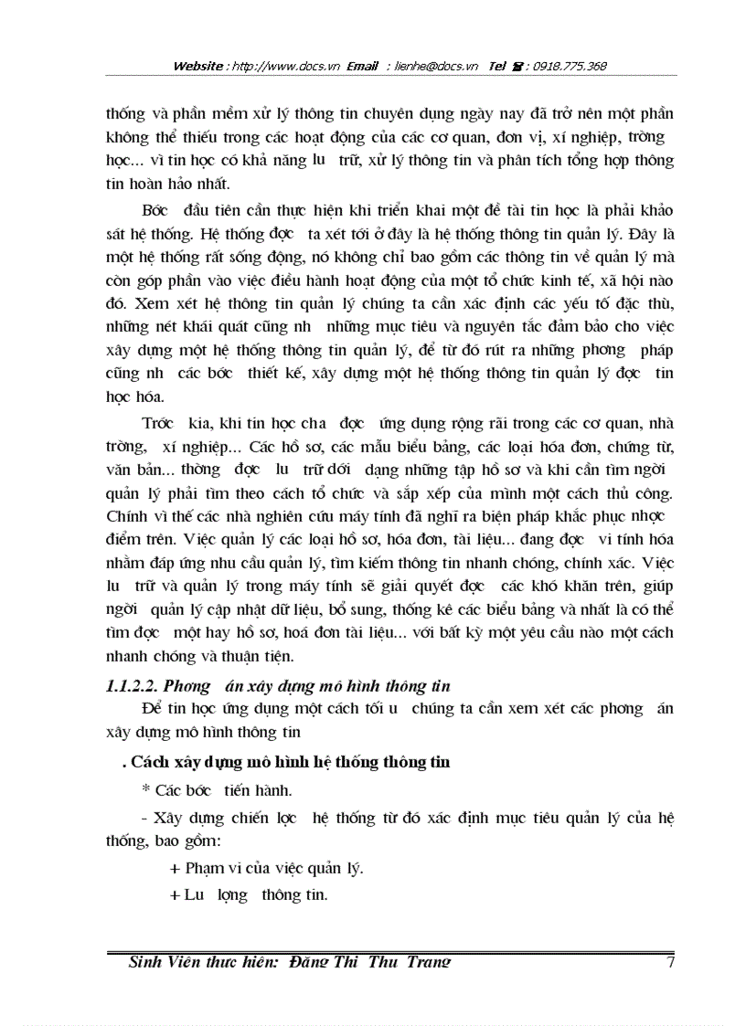 image for page Phân tích và thiết kế chương trình báo cáo quản lý điểm sinh viên