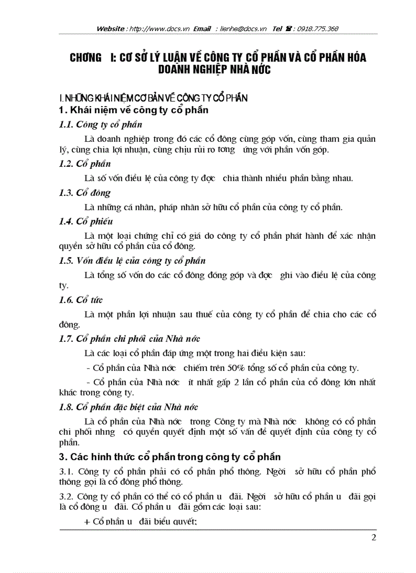 image for page Phương án cổ phần hoá xí nghiệp sản xuất chế biến suất ăn Nội Bài