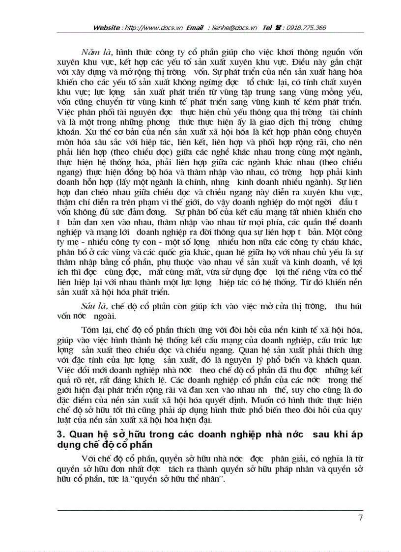 image for page Phương án cổ phần hoá xí nghiệp sản xuất chế biến suất ăn Nội Bài