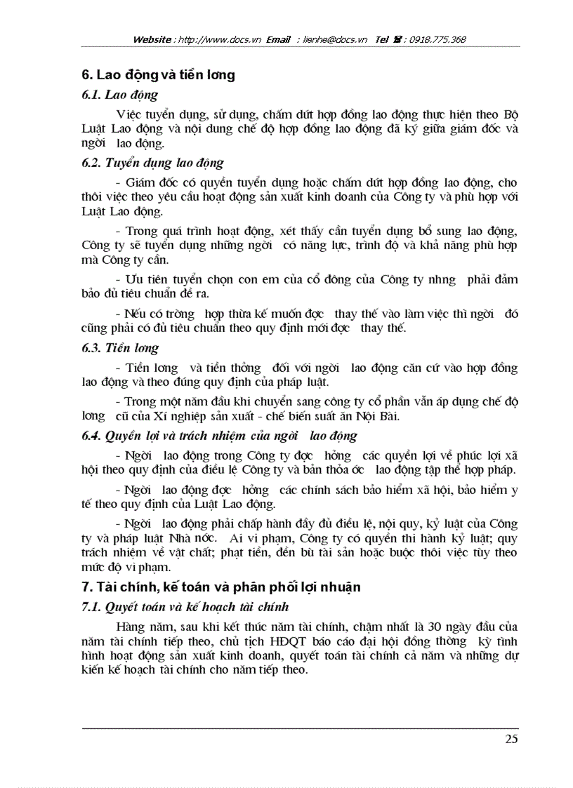 image for page Phương án cổ phần hoá xí nghiệp sản xuất chế biến suất ăn Nội Bài