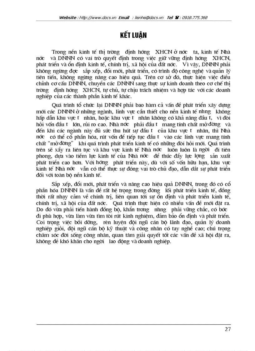 image for page Phương án cổ phần hoá xí nghiệp sản xuất chế biến suất ăn Nội Bài