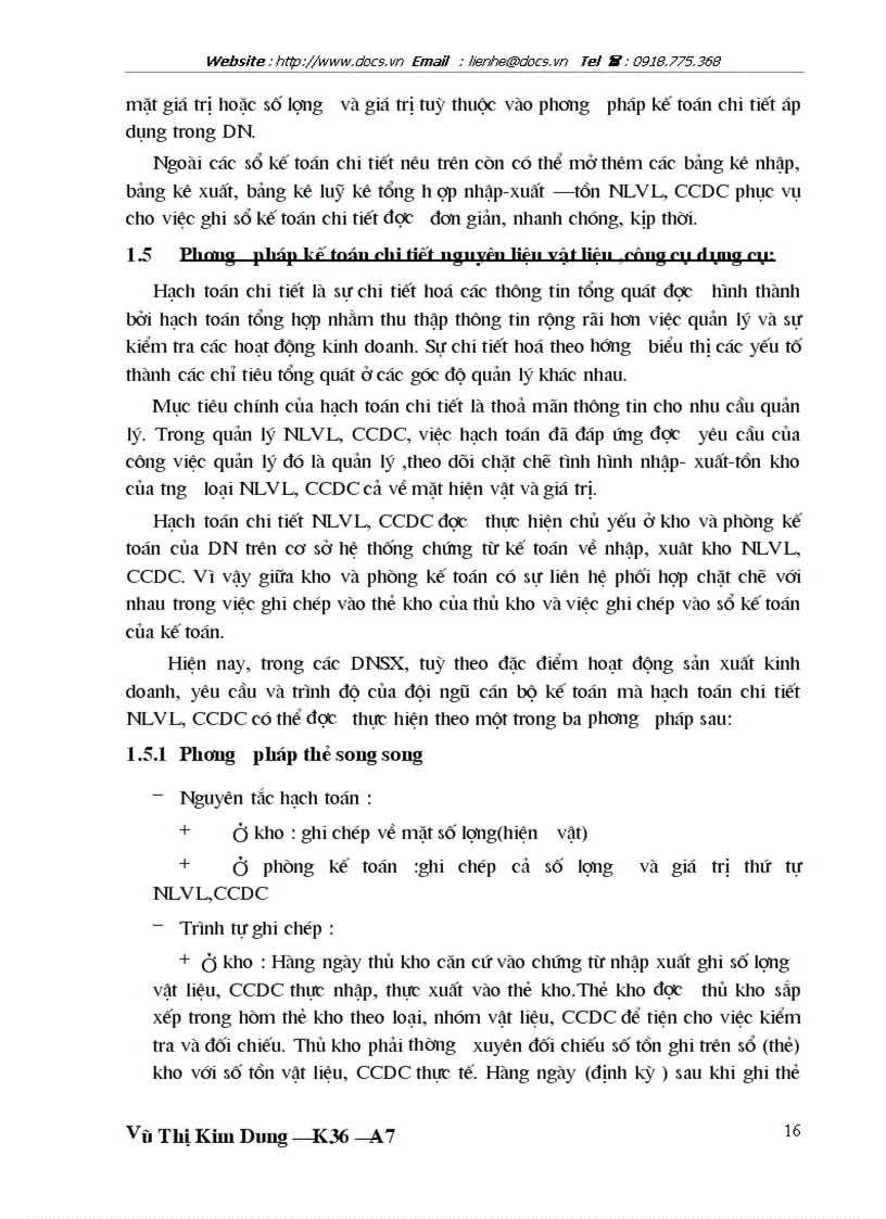 image for page Kế toán nguyên liệu vật liệu vật liệu và công cụ dụng cụ tại Công ty Thương Mại Xây Dựng Bạch Đằng