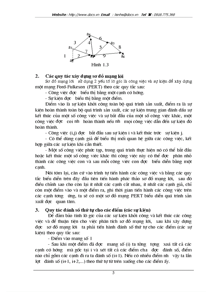 image for page Áp dụng phương pháp sơ đồ mạng lưới trong quy trình xuất hàng tại kho B1 Công ty xăng dầu Phú Thọ
