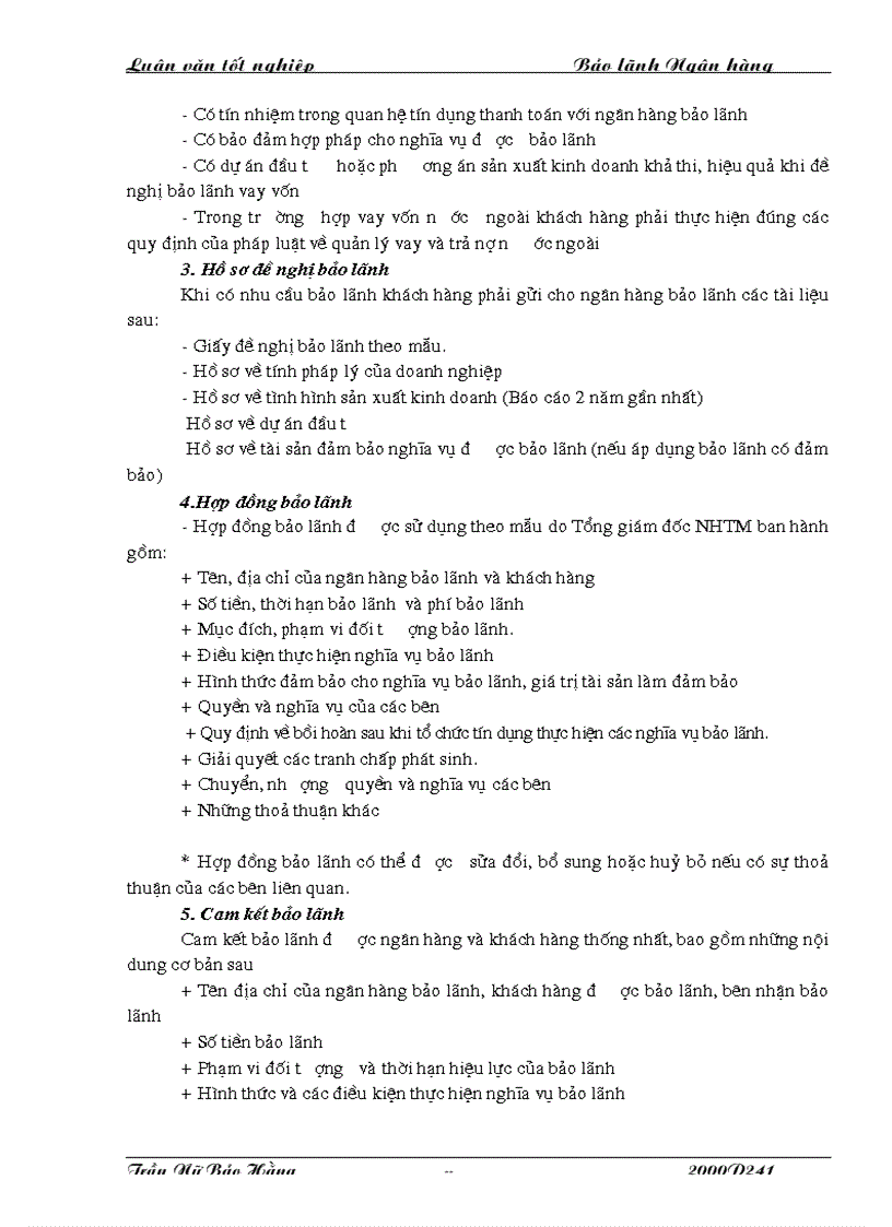 image for page Hoàn thiện và phát triển hoạt động bảo lãnh tại chi nhánh NHĐT PT HN