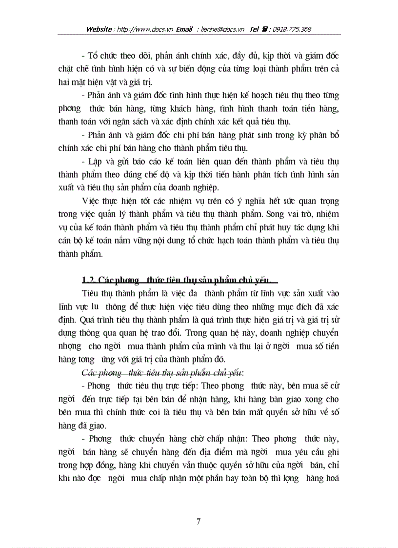 image for page Tổ chức hạch toán thành phẩm và tiêu thụ thành phẩm ở xí nghiệp Bia Quang Trung