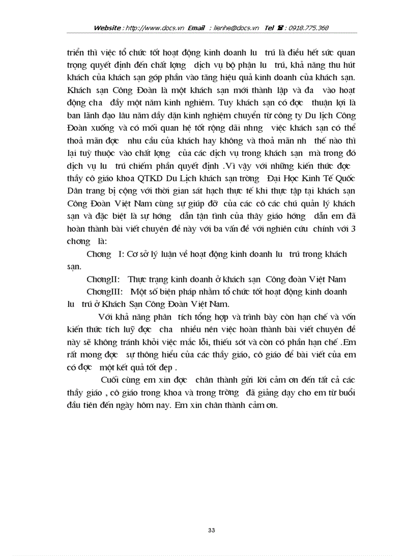 image for page Cơ sở lý luận về hoạt động kinh doanh lưu trú trong kinh doanh khách sạn