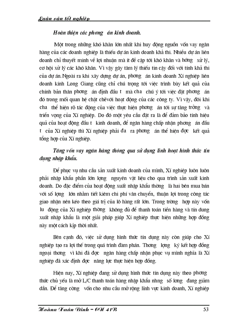 image for page Đảm bảo nguồn vốn cho hoạt động sản xuất kinh doanh của Xí nghiệp liên doanh kính Long Giang