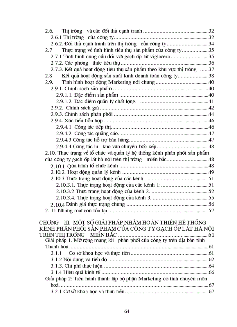 image for page Một số giải pháp nhằm hoàn thiện hệ thống kênh phân phối sản phẩm của Công ty gạch ốp lát Hà Nội trên thị trường Miền Bắc