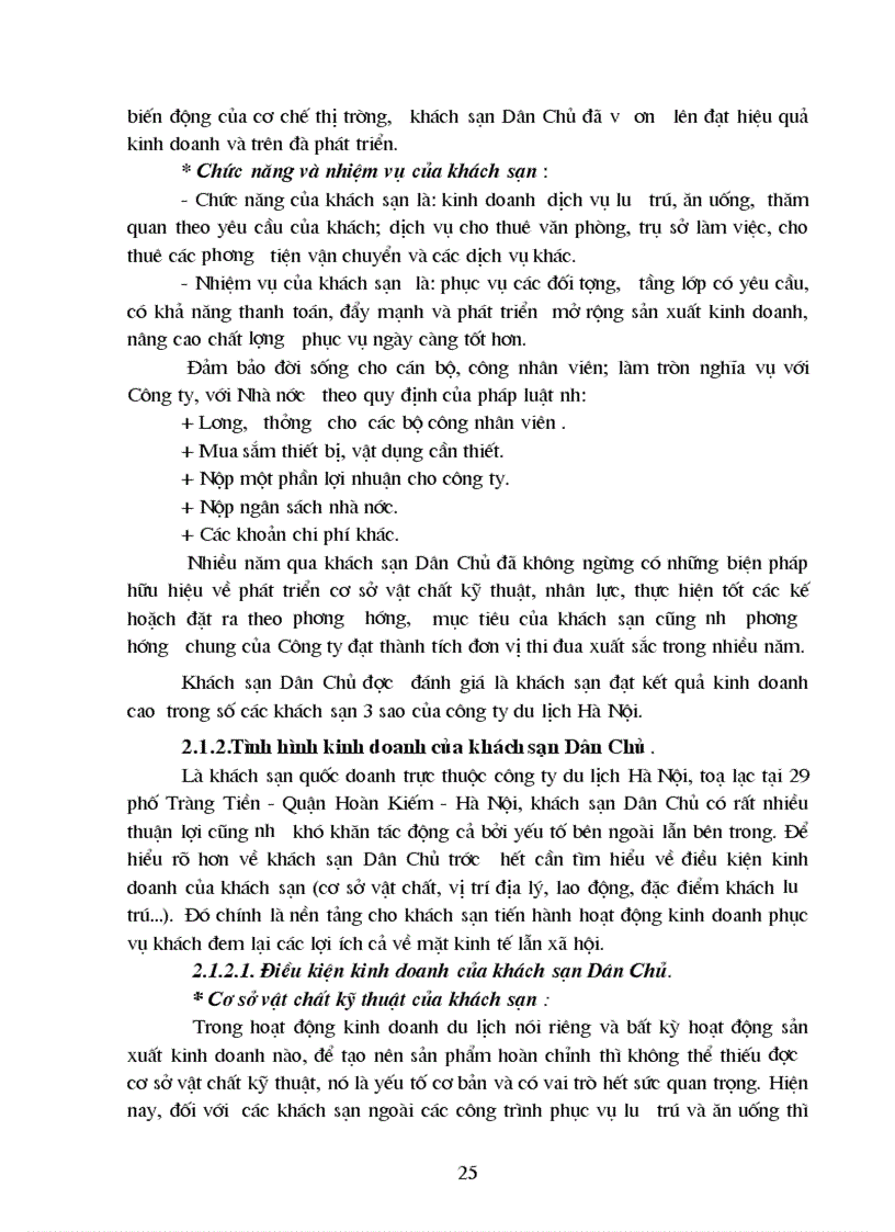 image for page Phương hướng mục tiêu và một số giải pháp nhằm hoàn thiện công tác tổ chức quản lý và sử dụng nguồn nhân lực tại khách sạn Dân Chủ