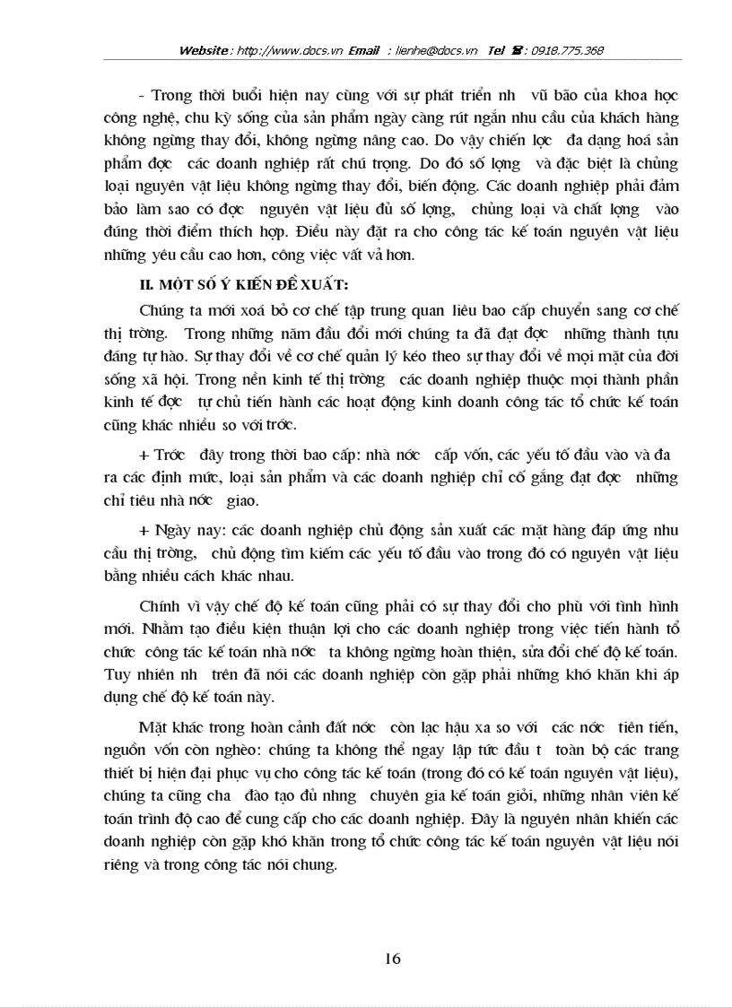 image for page Vấn đề tổ chức công tác nguyên vật liệu trong các doanh nghiệp sản xuất công nghiệp