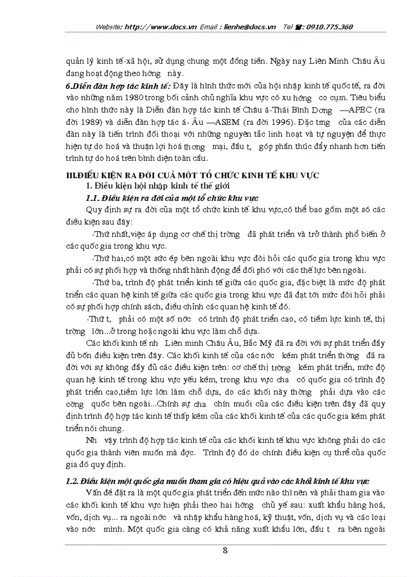 image for page Tự do hoá trong eu và khả năng thâm nhập thị trường eu của hàng hoá việt nam