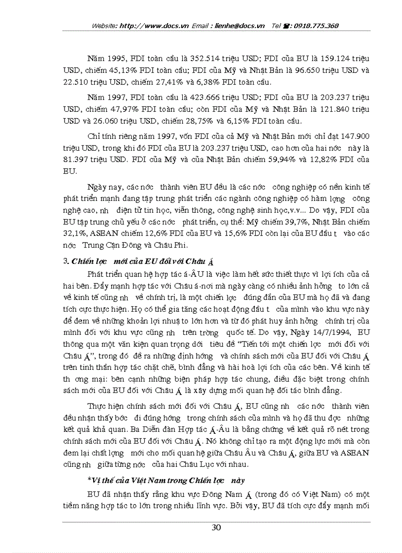 image for page Tự do hoá trong eu và khả năng thâm nhập thị trường eu của hàng hoá việt nam