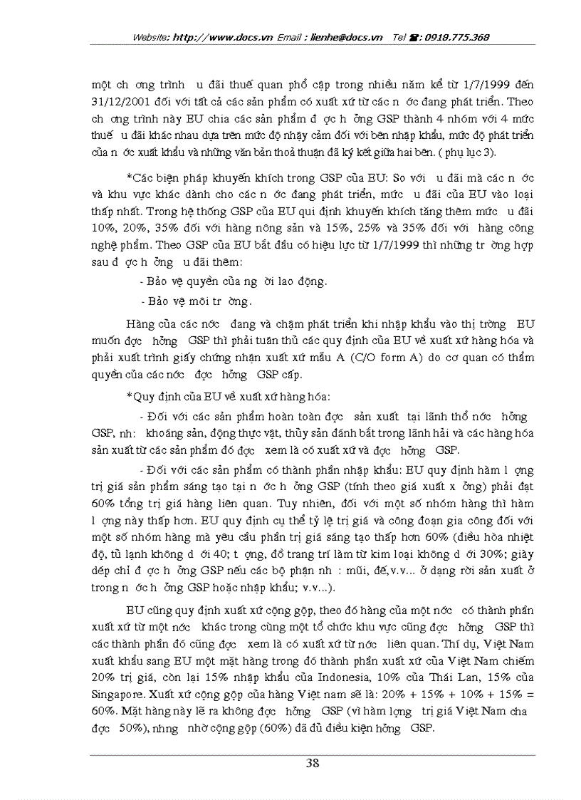 image for page Tự do hoá trong eu và khả năng thâm nhập thị trường eu của hàng hoá việt nam