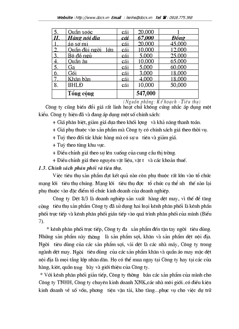 image for page Kết quả hoạt động sản xuất kinh doanh của công ty dệt 8 3 trong thời gian qua