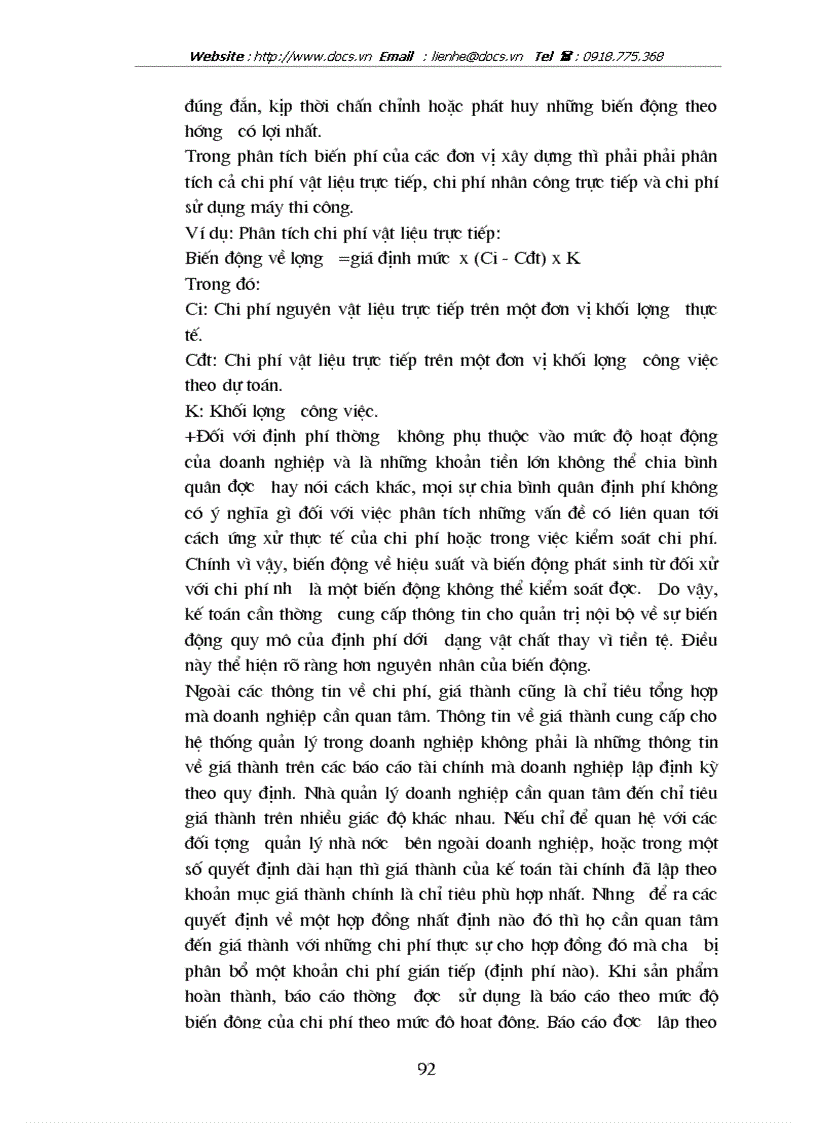 image for page Hoàn thiện công tác tổ chức hạch toán chi phí sản xuất và tính giá thành sản phẩm xây lắp tại Công ty xây dựng 492