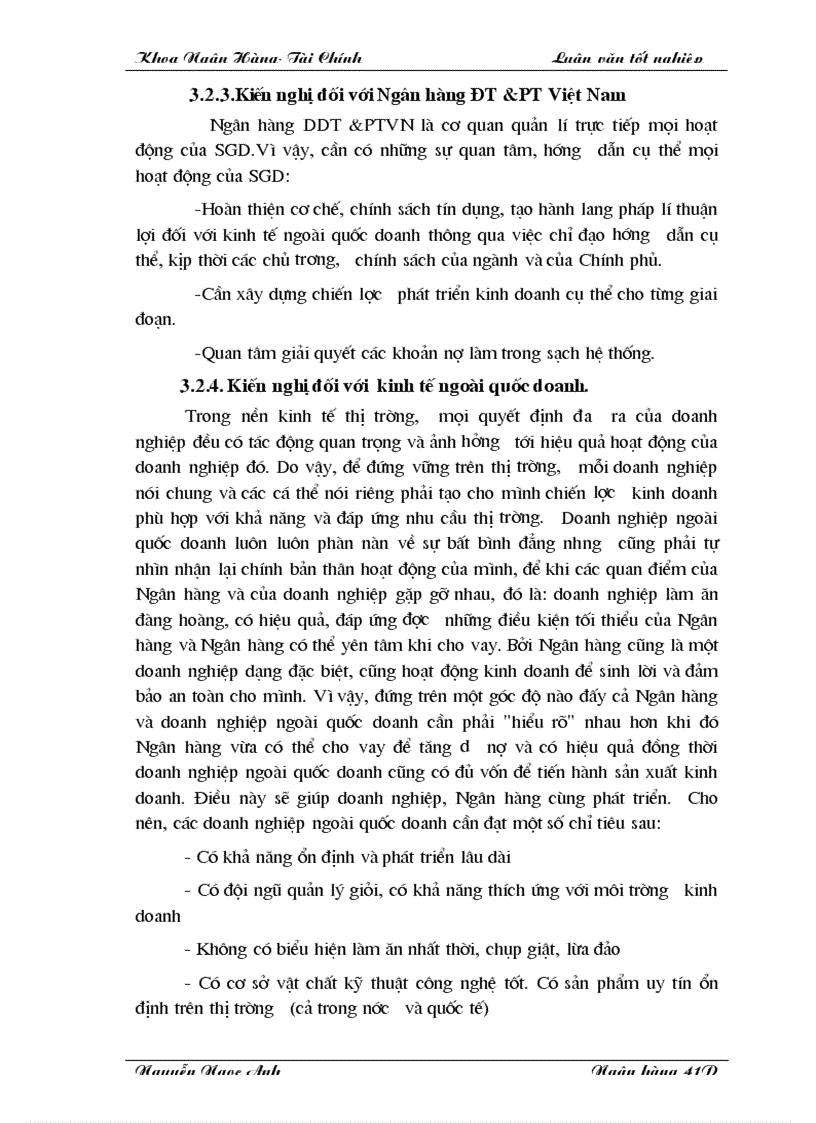 image for page Giải pháp nâng cao chất lượng tín dụng đối với kinh tế ngoài quốc doanh tại SGDI NHĐT PTVN
