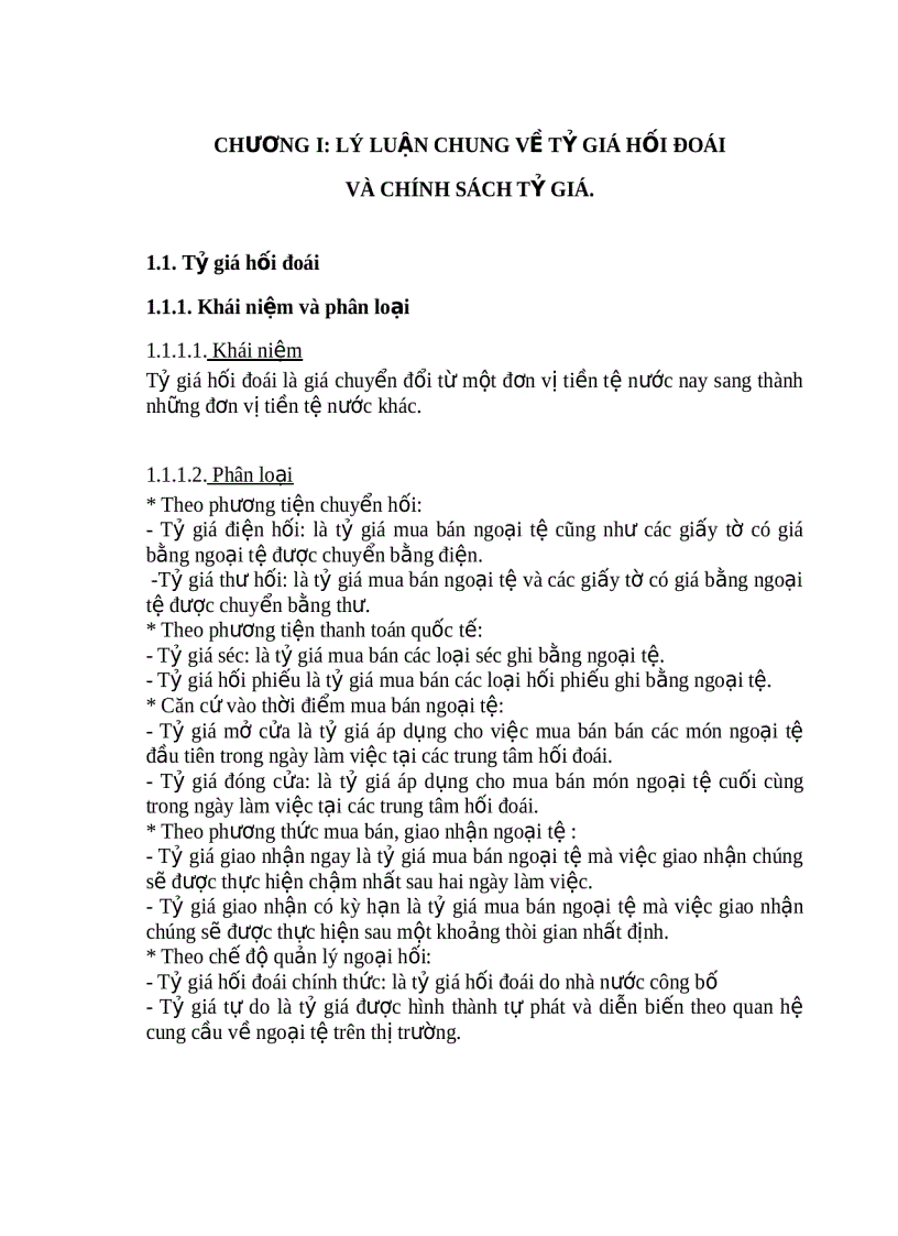 image for page Môn Lý thuyết tài chính tiền tệ Chính sách tỷ giá tác động của nó đến tăng trưởng kinh tế ở Việt Nam