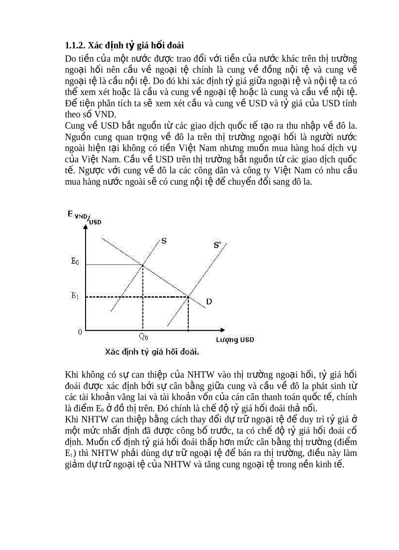 image for page Môn Lý thuyết tài chính tiền tệ Chính sách tỷ giá tác động của nó đến tăng trưởng kinh tế ở Việt Nam