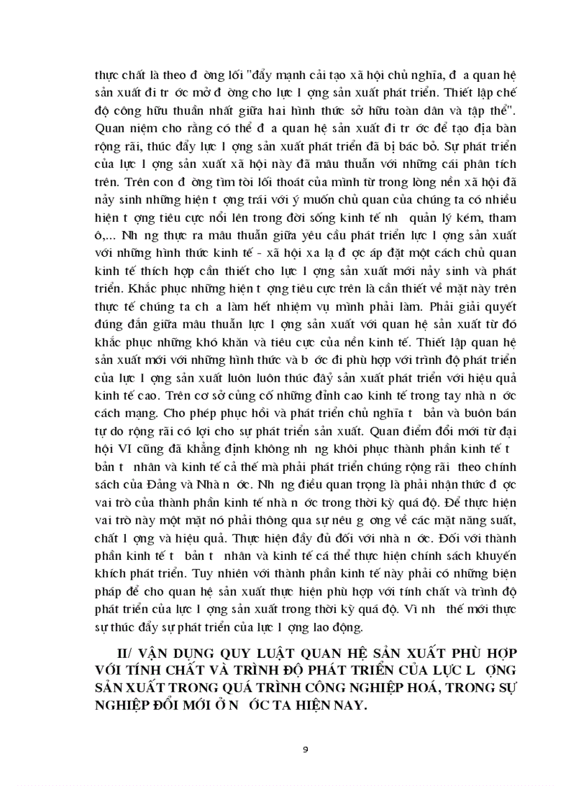 image for page Quan hệ biện chứng giữa lực lượng sản xuất và quan hệ sản xuất Sự vận dụng của Đảng ta trong đường lối đổi mới ở Việt Nam