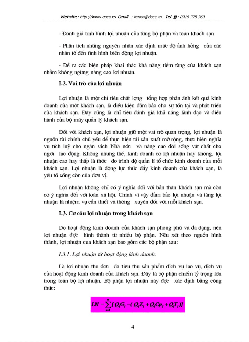 image for page Một số giải pháp nhằm nâng cao lợi nhuận của Khách sạn Phương Nam