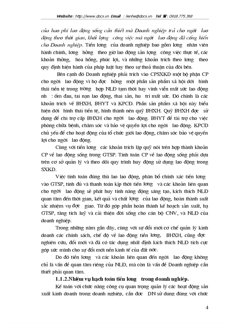 image for page Tổ chức hạch toán tiền lương và các khoản trích theo lương tại Công ty CP Chương Dương