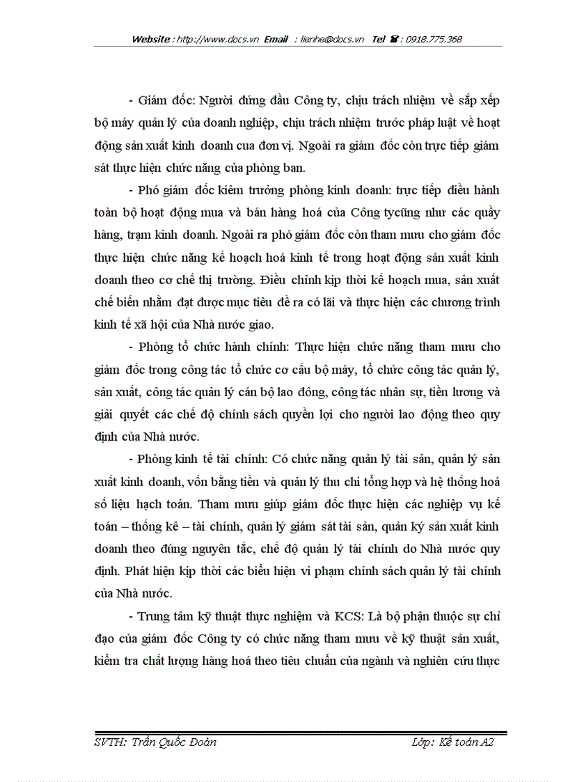 image for page Tổ chức công tác kế toán tiêu thụ hàng hoá và xác định kết quả tiêu thụ tại Công ty CP thuỷ sản khu vực