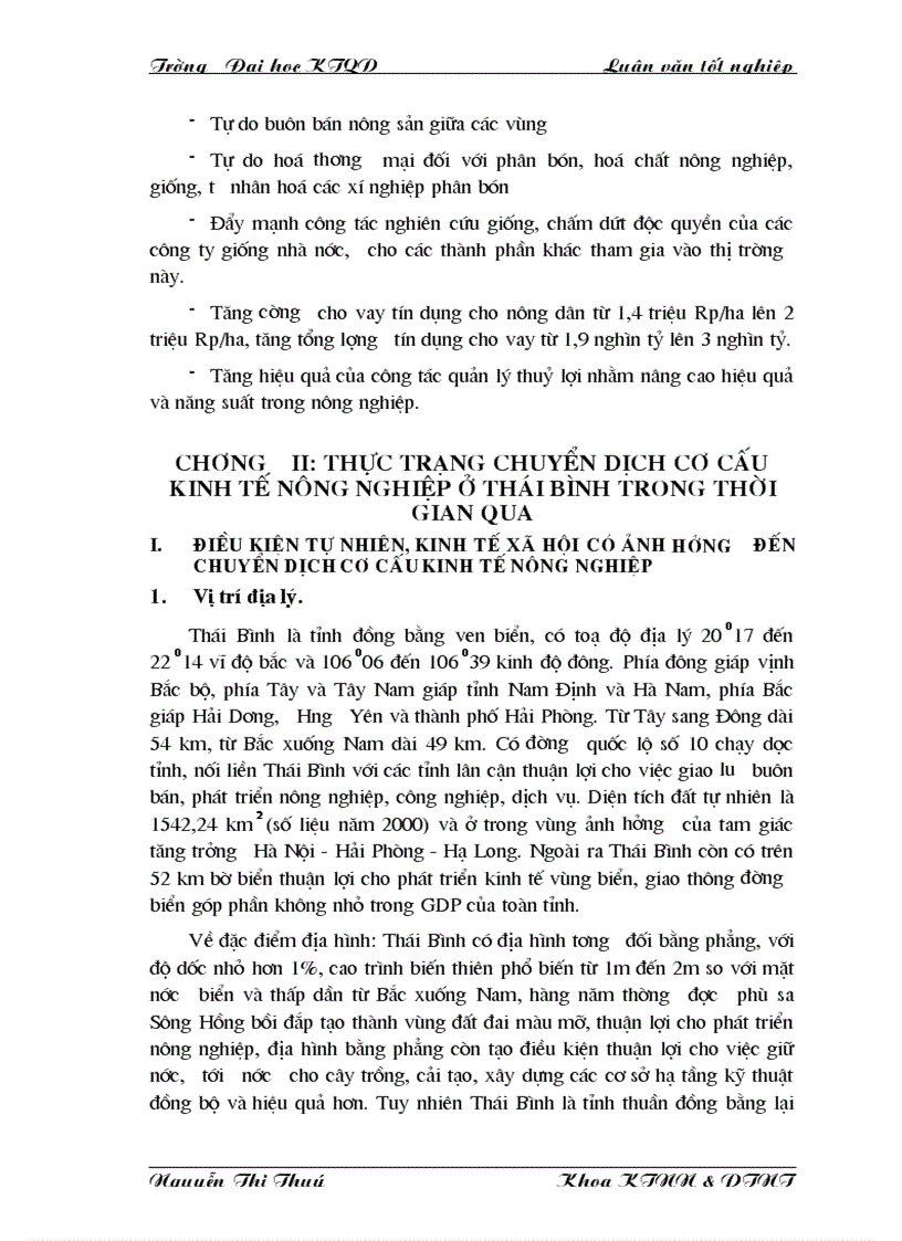 image for page Phương hướng và các biện pháp chủ yếu nhằm chuyển dịch cơ cấu kinh tế nông nghiệp theo hướng sản xuất hàng hoá ở Thái Bình