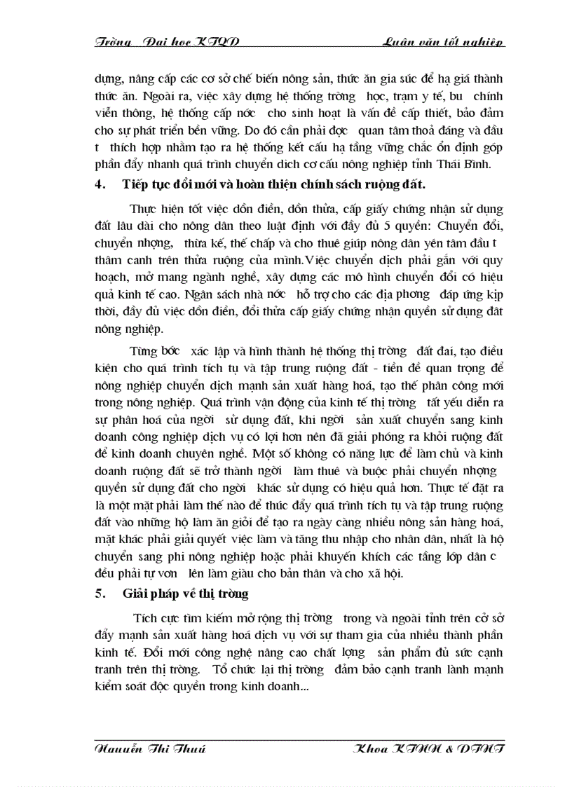 image for page Phương hướng và các biện pháp chủ yếu nhằm chuyển dịch cơ cấu kinh tế nông nghiệp theo hướng sản xuất hàng hoá ở Thái Bình