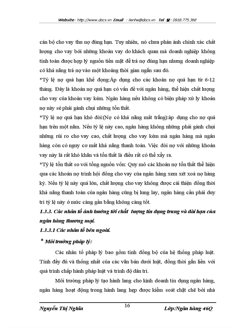 image for page Giải phát nâng cao chất lượng tín dụng trung và dài hạn tại ngânhàng NHNo PTNT AgriBank Huyện Can Lộc
