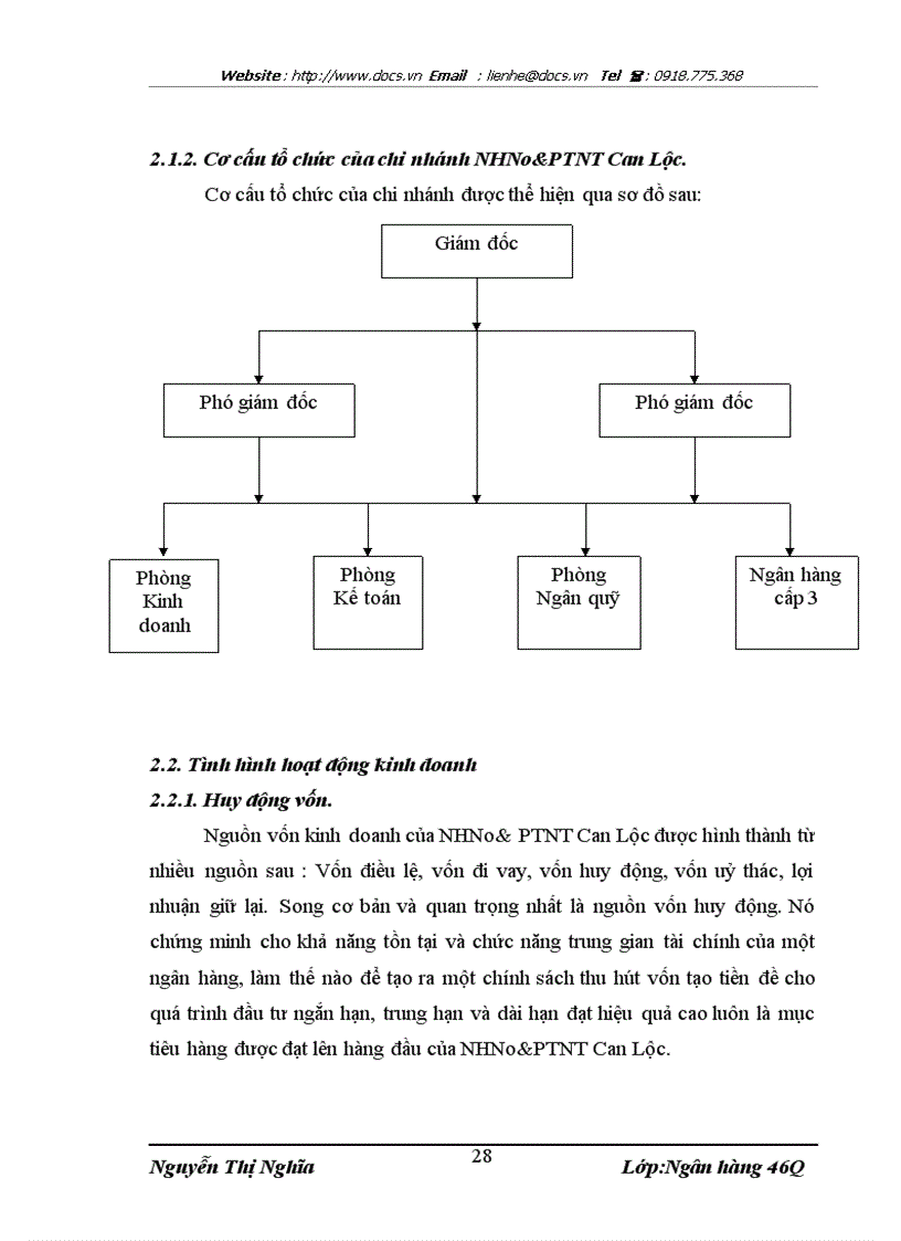 image for page Giải phát nâng cao chất lượng tín dụng trung và dài hạn tại ngânhàng NHNo PTNT AgriBank Huyện Can Lộc