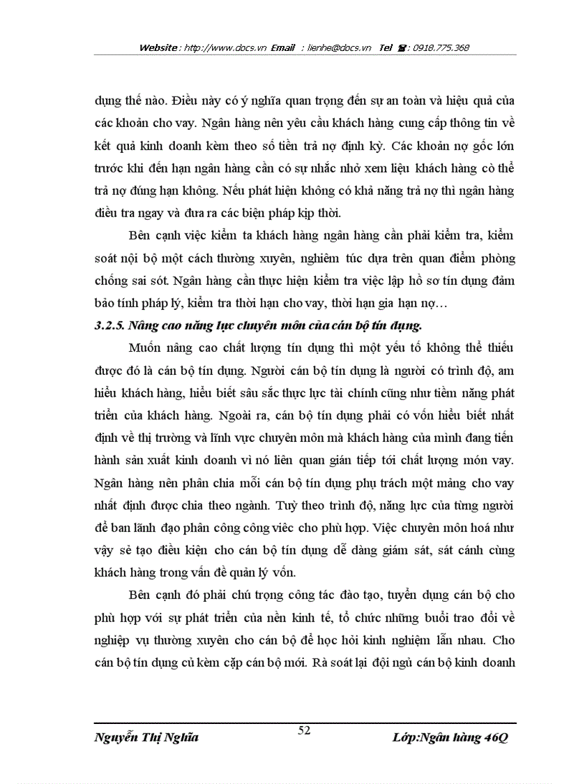 image for page Giải phát nâng cao chất lượng tín dụng trung và dài hạn tại ngânhàng NHNo PTNT AgriBank Huyện Can Lộc