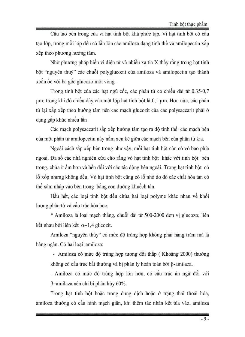 image for page Tinh bột thực phẩm