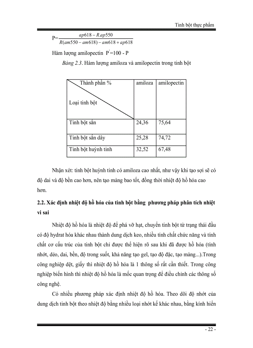 image for page Tinh bột thực phẩm