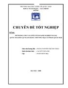 Mở rộng cho vay đối với doanh nghiệp ngoài quốc doanh tại ngân hàng thương mại cổ phần quân đội