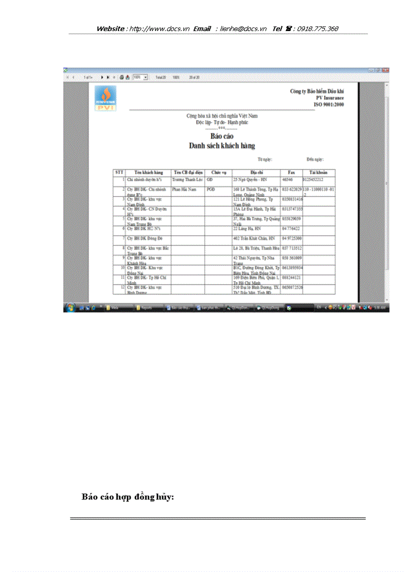 image for page Phân tích và thiết kế hệ thống thông tin quản lý hợp đồng bảo hiểm