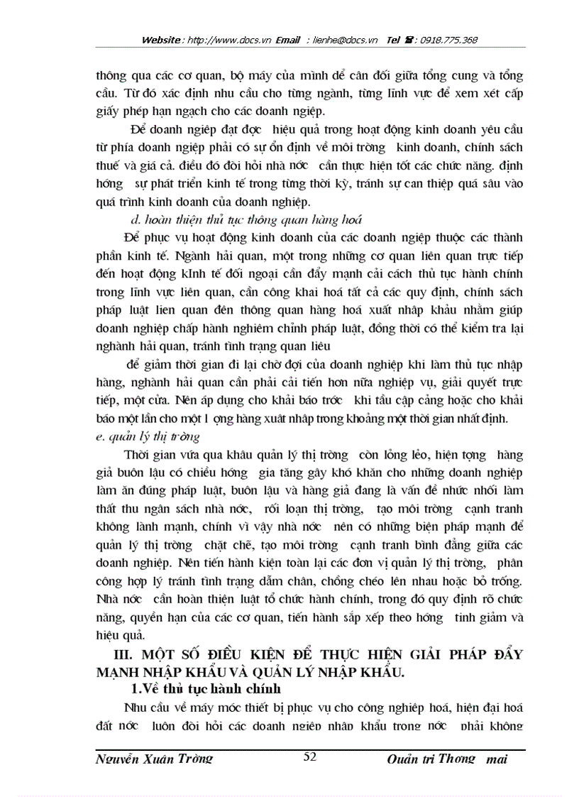 image for page Đẩy mạnh hoạt động nhập khẩu vật tư máy móc thiết bị ngành giao thông vận tải tại chi nhánh Công ty XNK và hợp tác đầu tư giao thông vận tải HN