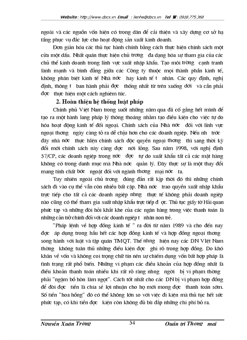 image for page Đẩy mạnh hoạt động nhập khẩu vật tư máy móc thiết bị ngành giao thông vận tải tại chi nhánh Công ty XNK và hợp tác đầu tư giao thông vận tải HN