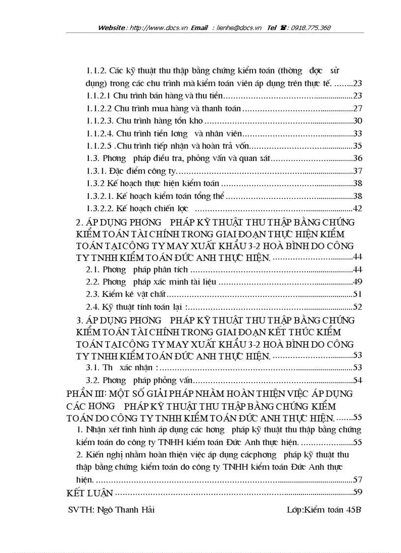 image for page Áp dụng các phương pháp kỹ thuật thu thập bằng chứng kiểm toán tài chính do công ty TNHH kiểm toán Đức Anh thực hiện