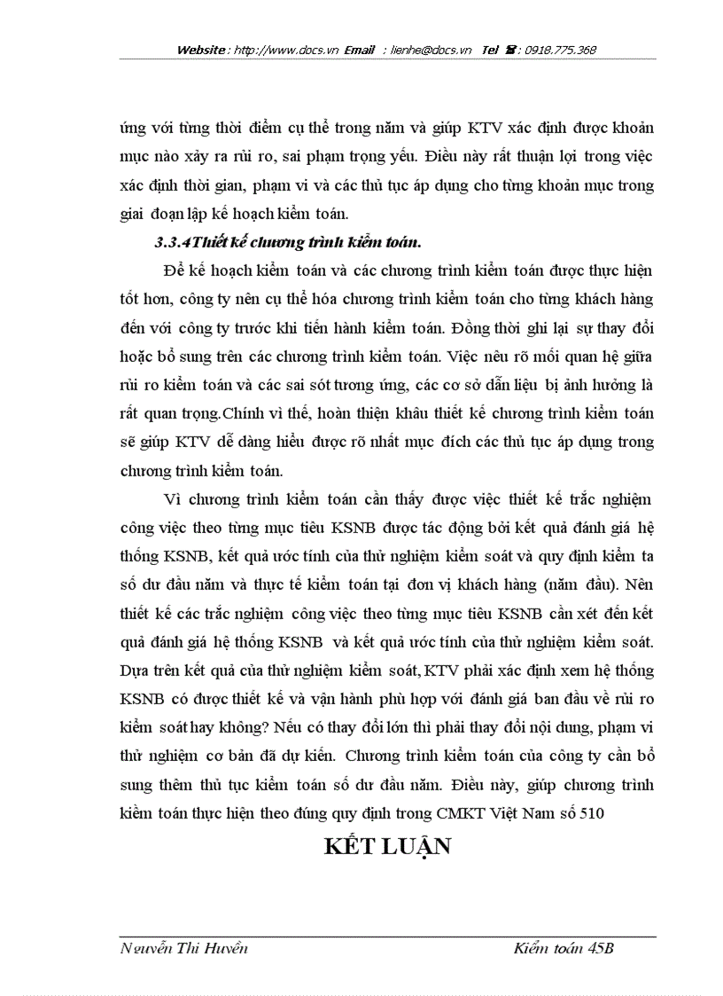 image for page Hoàn thiện quy trình lập kế hoạch kiểm toán trong kiểm toán tài chính do Công ty Cổ phần Kiểm toán Thăng Long thực hiện