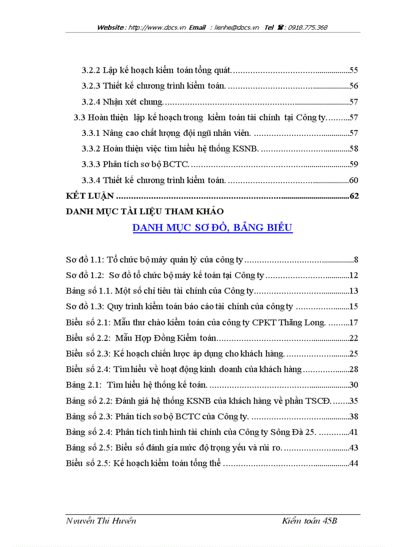 image for page Hoàn thiện quy trình lập kế hoạch kiểm toán trong kiểm toán tài chính do Công ty Cổ phần Kiểm toán Thăng Long thực hiện