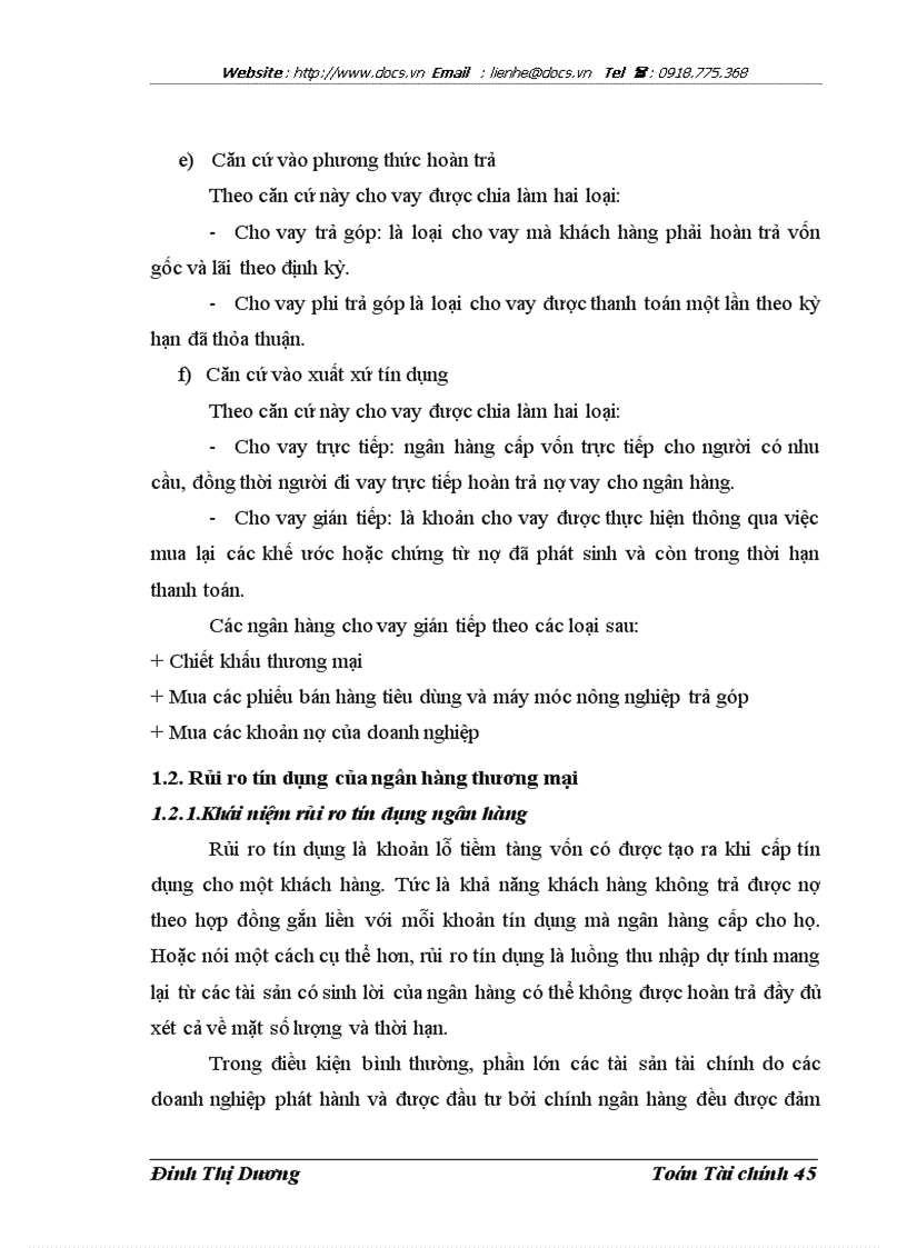 image for page Phân tích và đánh giá rủi ro tín dụng trong hoạt động cho vay tại Ngân hàng Quốc tế