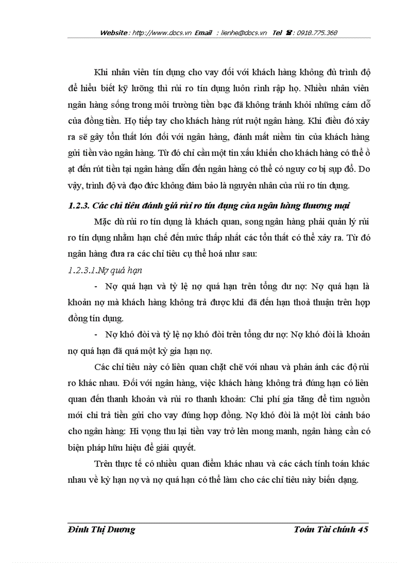 image for page Phân tích và đánh giá rủi ro tín dụng trong hoạt động cho vay tại Ngân hàng Quốc tế