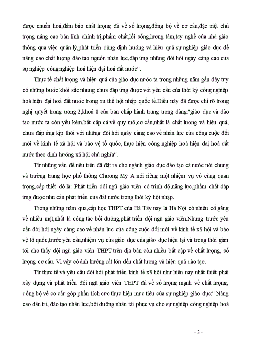 image for page Một số kinh nghiệm về xây dựng bồi dưỡng nâng cao chất lượng đội ngũ giáo viên của trường THPT hiện nay