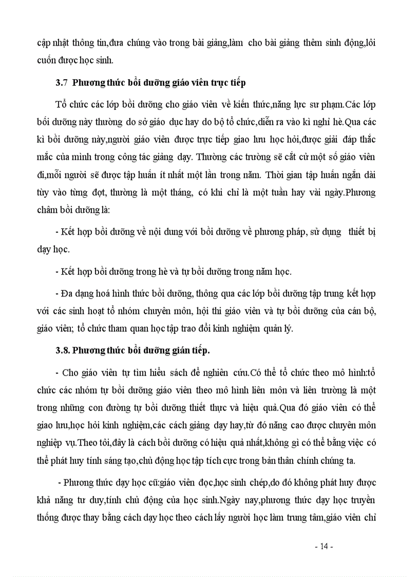 image for page Một số kinh nghiệm về xây dựng bồi dưỡng nâng cao chất lượng đội ngũ giáo viên của trường THPT hiện nay