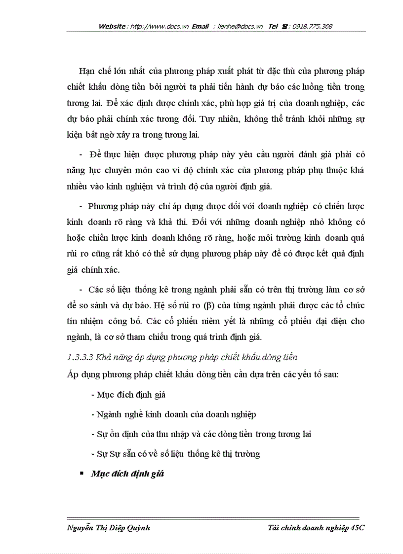 image for page Khả năng áp dụng phương pháp chiết khấu dòng tiền trong định giá các doanh nghiệp ở Việt Nam