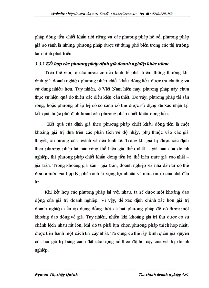 image for page Khả năng áp dụng phương pháp chiết khấu dòng tiền trong định giá các doanh nghiệp ở Việt Nam