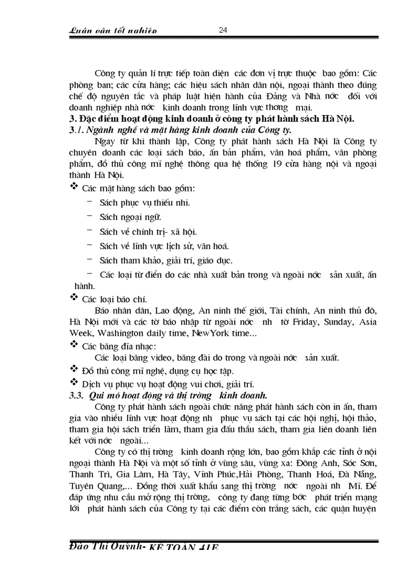image for page Hoàn thiện kế toán tiêu thụ và xác định kết quả ở Công ty phát hành sách Hà Nội